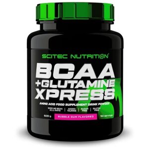 Аминокислота Scitec Nutrition BCAA + Glutamine Xpress, бабл гам, 600 гр.