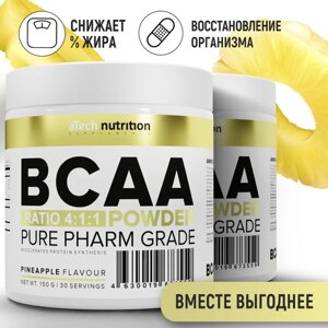 Аминокислотный комплекс aTech Nutrition BCAA 4:1:1, ананас, 150 гр. ,2 шт.