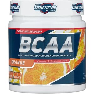 Аминокислотный комплекс Geneticlab Nutrition BCAA 2:1:1, апельсин, 250 гр.