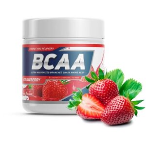 Аминокислотный комплекс Geneticlab Nutrition BCAA 2:1:1, клубника, 250 гр.