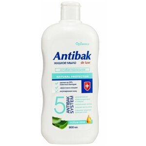 Антибактериальное жидкое мыло для рук Antibak Nature Aloe, 800 мл