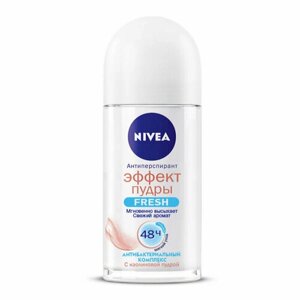 Антиперспирант NIVEA Fresh Эффект пудры, шариковый, 50 мл