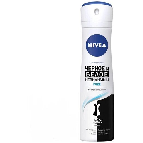 Антиперспирант спрей женский Nivea "Невидимая защита Pure" 150 мл