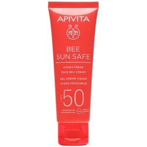 Apivita Bee Sun Safe / Би Сан Сэйф Гель-крем солнцезащитный увлажняющий SPF50, 50мл