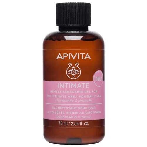 Apivita Gentle Cleansing Gel for the Intimate Area for Daily Use, 75 мл