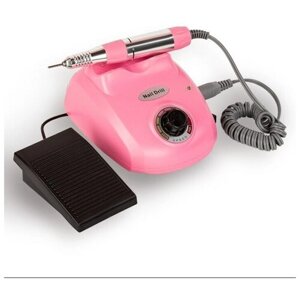 Аппарат для маникюра и педикюра iNail MK-204, 45000 оборотов, розовый
