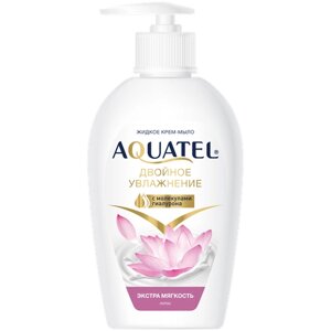 Aquatel жидкое крем-мыло лепестки лотоса, 280 мл, 280 г