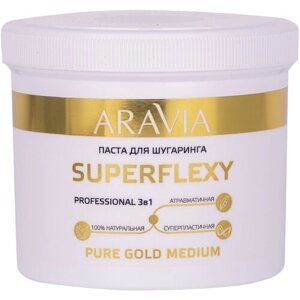 Aravia паста для шугаринга superflexy PURE GOLD средней плотности, 750 г