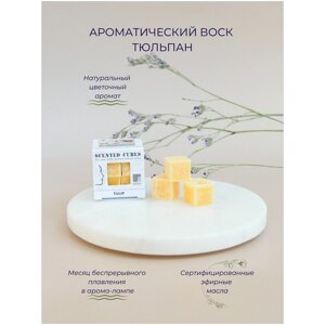 Aroma-Garden / Воск ароматический (аромакубики) с эфирным маслом для аромалампы (ароматизатор для дома и уюта) Тюльпан