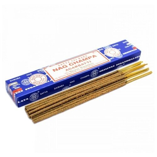 Ароматические палочки благовония Satya Сатья Наг Чампа Nag Champa, 40 гр