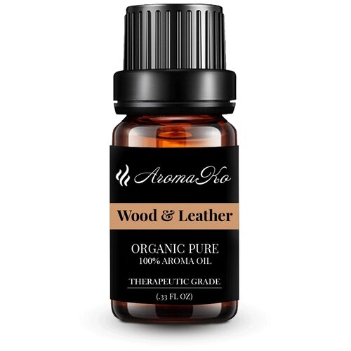 Ароматическое масло Wood & Leather AROMAKO 15 мл, для увлажнителя воздуха, аромамасло для диффузора, ароматерапии, ароматизация дома, офиса, магазина