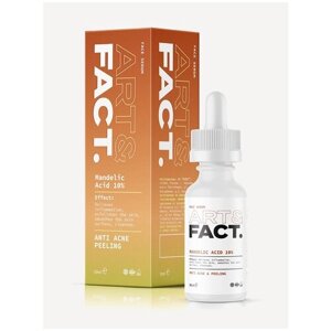 ART&FACT. Всесезонная корректирующая сыворотка-пилинг для ухода за кожей лица с миндальной кислотой 10 %30 мл