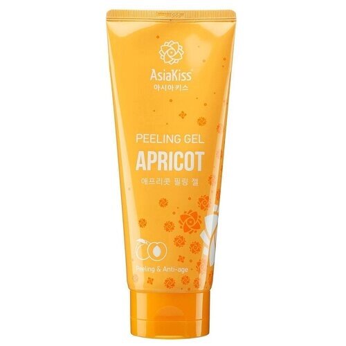 AsiaKiss пилинг-гель для лица Apricot peeling gel с экстрактом абрикоса, 180 мл