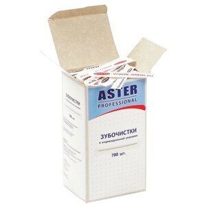 Aster зубочистки деревянные Professional в индивидуальной упаковке