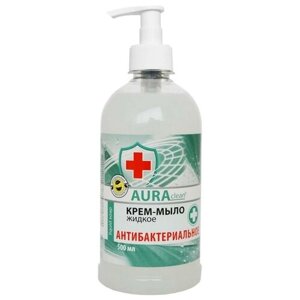 Aura clean крем-мыло жидкое Антибактериальное, 500 мл