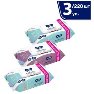 AURA FAMILY Влажные салфетки для всей семьи big-pack с крышкой, 660шт (220х3)