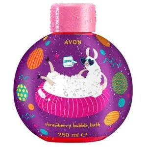 AVON лама Детская пена для ванн с ароматом клубники, 250 мл
