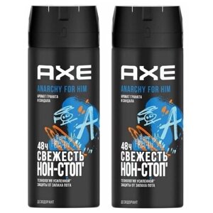 Axe дезодорант аэрозольный аромат граната и сандала 2х150мл.
