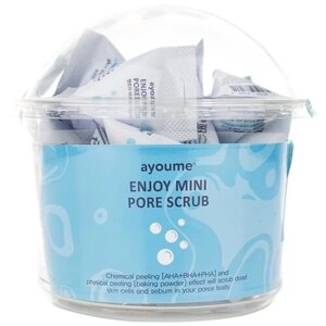 Ayoume скраб для лица Enjoy Mini Pore Scrub, 100 мл, 3 г, 30 шт.