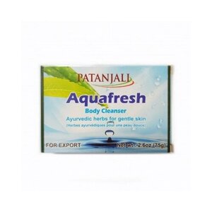 Аюрведическое мыло аква фреш патанджали / aquafresh KANTI BODY cleanser patanjali, 100 гр.