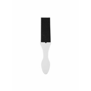 Б513-01,01 Белая), Пилка для стоп со съемным полотном прямоугольная #100/180, Irisk