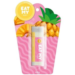 Бальзам для губ "Ананас" Eat My balm EAT MY 577093 Без цвета 4,8 г.