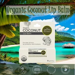 Бальзам для губ кокосовый органический/Phutawan