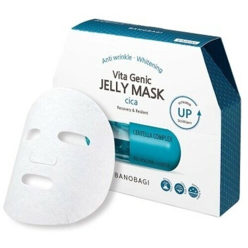 BanoBagi Vita Genic Jelly Mask CICA Витаминная тканевая маска (С центеллой), 10шт.