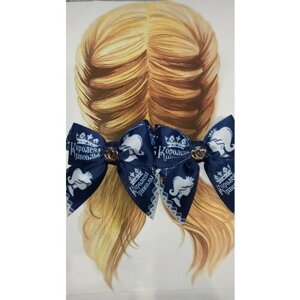 Бантики для волос школьные "королева школы "2шт
