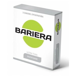 Bariera Ультратонкие презервативы Bariera Ultra Thin - 3 шт. (845)