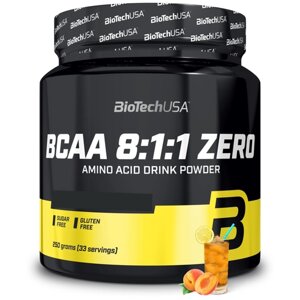BCAA biotechusa BCAA 8:1:1 ZERO, персиковый чай, 250 гр.