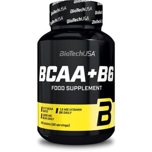BCAA biotechusa BCAA+B6, нейтральный, 100 шт.