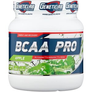 BCAA Geneticlab Nutrition BCAA Pro, яблоко, 500 гр.