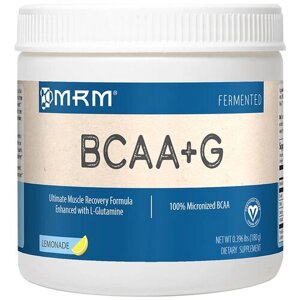 BCAA MRM BCAA+G 1000, лимонад, 180 гр.