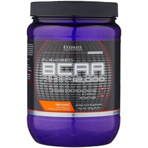 BCAA Ultimate Nutrition BCAA Powder 12000, апельсин, 228 гр.