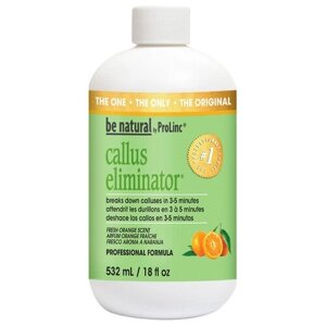 Be natural Средство для удаления натоптышей Callus eliminator orange, 532 мл