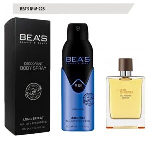 Bea's Парфюмированный дезодорант для тела для мужчин M228 200 ml
