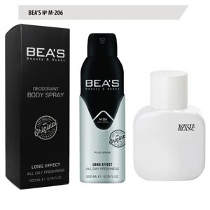 Bea's Парфюмированный дезодорант для тела мужской M206 200 ml