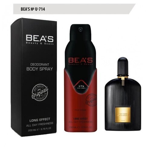 Bea's Парфюмированный дезодорант для тела унисекс U714 200 ml