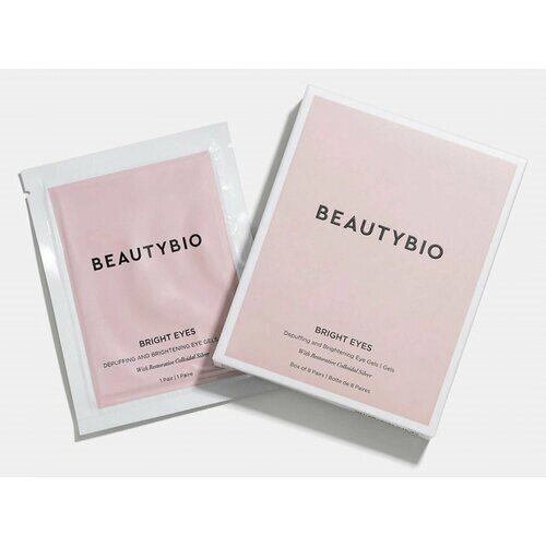 BEAUTYBIO BRIGHT EYES охлаждающие , осветляющие патчи для глаз Cooling eye gels de-puff, brighten and blur fine lines 8пар