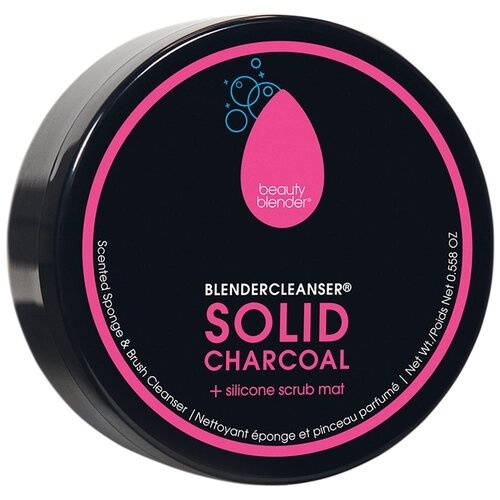 Beautyblender Мыло Blendercleanser solid charcoal для очищения кистей черный