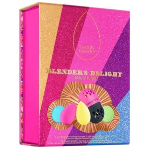 Beautyblender Набор спонжей Blender's Delight с мылом, 2 шт. розовый/желтый