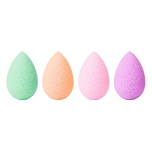 Beautyblender Набор спонжей micro. mini correct. four, 4 шт. розовый/фиолетовый/зеленый/оранжевый