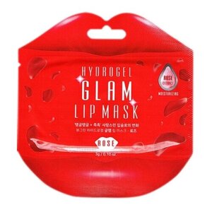Beauugreen~Гидрогелевая маска для губ с экстрактом розы "Glam"Hydrogel Glam Lip Mask Rose