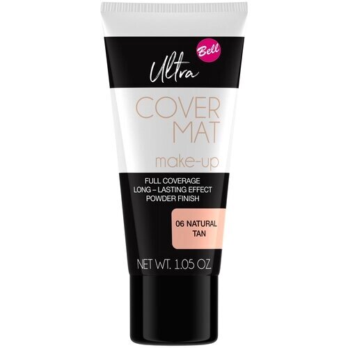Bell Тональный крем Ultra Cover Mat Make-Up, 30 г, оттенок: 06 natural tan