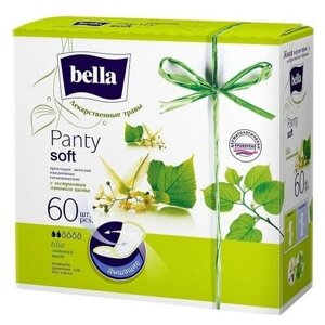 Bella Гигиенические ежедневные прокладки Panty Soft tilia с экстрактом липового цвета 60 шт.