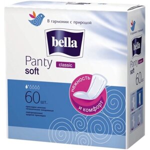Bella прокладки ежедневные Panty soft classic, 1.5 капли, 60 шт.