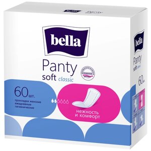 Bella прокладки ежедневные Panty soft classic, 2 капли, 60 шт.