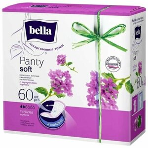 BELLA Прокладки ежедневные Panty Soft вербена ультратонкие, упаковка (60 шт.)