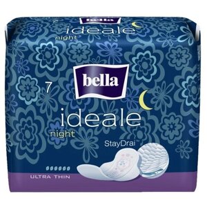 Bella прокладки Ideale Ultra Night, 6 капель, 7 шт.